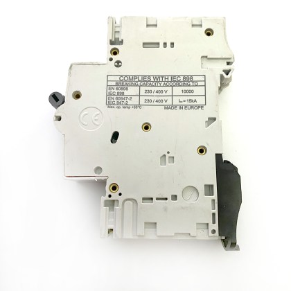 Crabtree 6HS10C Black Clip C10 10A 10 Amp MCB Circuit Breaker Type C